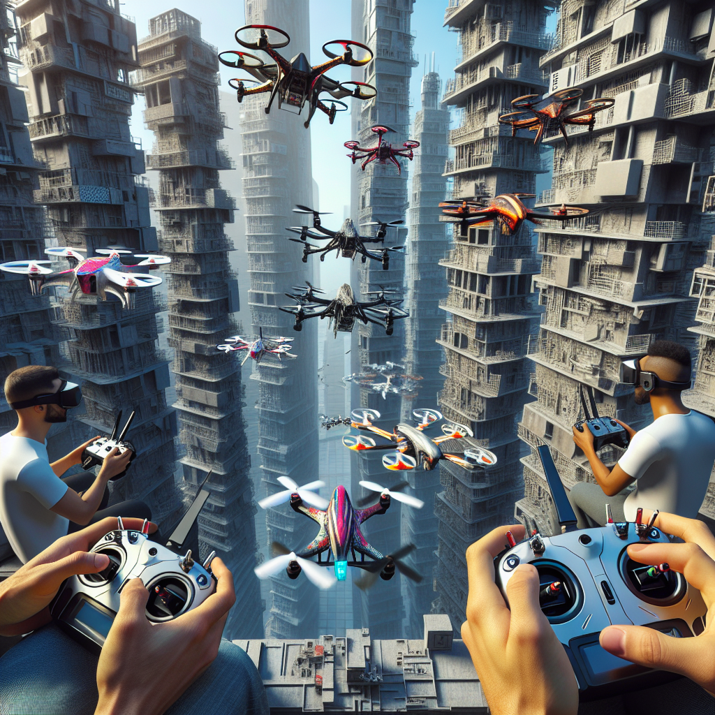 FPV drone racing