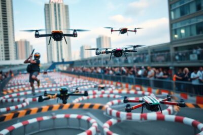 What Esoteric Techniques Ensure Safety In High-Speed Drone Racing?