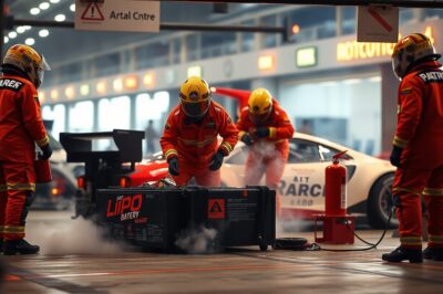 LiPo Battery Safety for Fire Prevention Racing