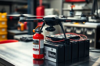 Racing Drone Fire Extinguisher for LiPo Equipment