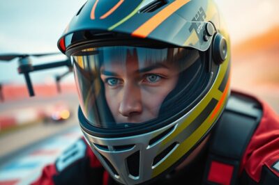 Do Aerodynamic Helmets Truly Enhance FPV Reaction Precision?