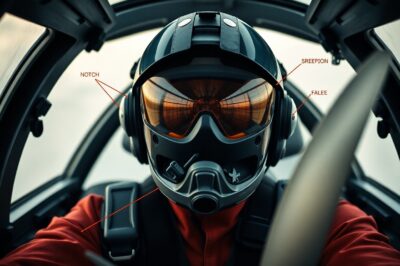 What Obscure Gear Shields Pilots From Propeller Havoc?